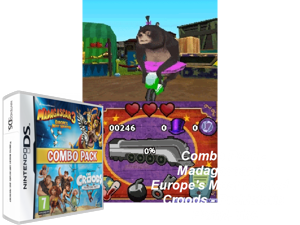 Combo Pack - Madagascar 3 - Europe's Most Wanted + Croods, The - Prehistoric Party! (Europe) (En,Fr,De,Es,It) Cover